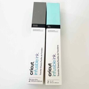 Cricut Infusible Ink Bundle for Cricut Mug Press Warm Grey & Mint Green Sheets